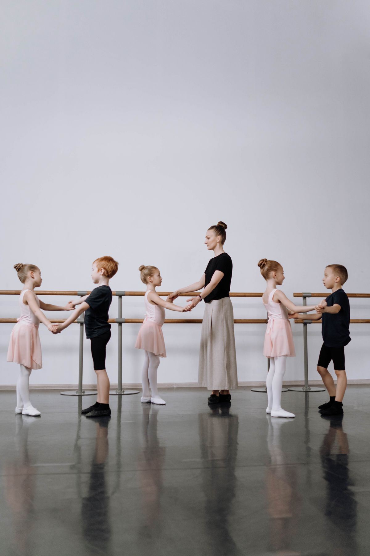 Ballerina im Studio